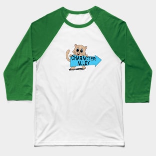 Character Alley cat Baseball T-Shirt